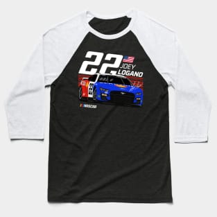 Joey Logano #22 Throwback Baseball T-Shirt